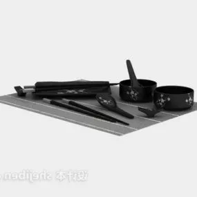 Chinese Dinning Tableware 3d model