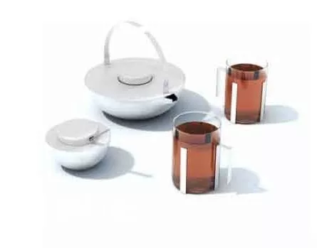 Modern Teapot Tableware 3d model Modern Teapot Tableware 3d model