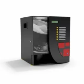 Black Vending Machine 3d model