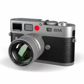 Compact Camera Vintage Style 3d model