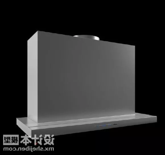 Large Kitchen Hood 3d model