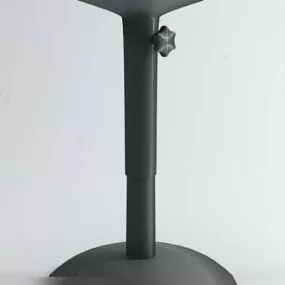 Black Iron Bar Chair 3d model