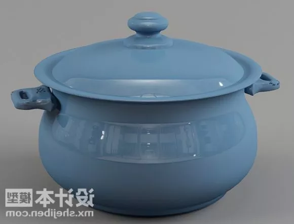 Kitchen Utensils Ceramic Cooking Pot 3d model Kitchen Utensils Ceramic Cooking Pot 3d model