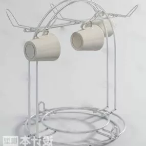 Kitchen Utensils Glass Hanger 3d model