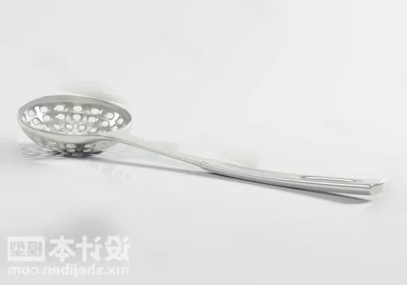 Metallic Spoon 3d model