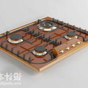 Gas Stove Kitchen Top 3d model