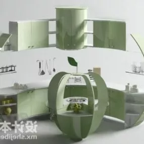 Creative Kitchen Cabinet 3d model