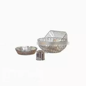 Glass Bowl Tableware 3d model