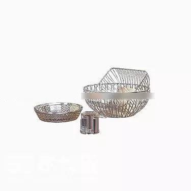 Figurine Cat Tableware 3d model