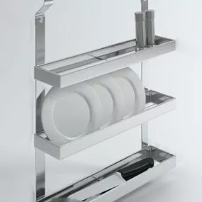 Kitchen Utensils Wall Shelves 3d model