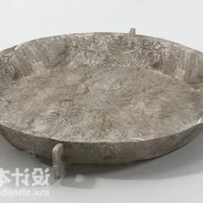 Tableware Rustic Cooking Pot 3d model