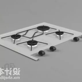 Stove Kitchen Utensils 3d model