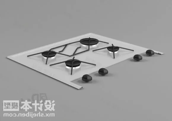 L Shaped Kitchen Cabinet Layout Ideas 3d model