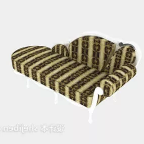 European Style Princess Chair 3d model