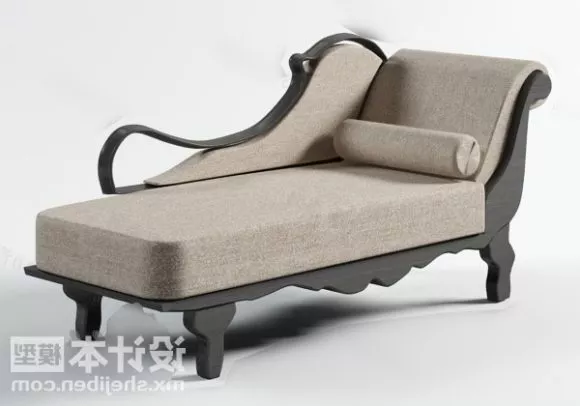 Curved Lounge Chair Roberti 3d model