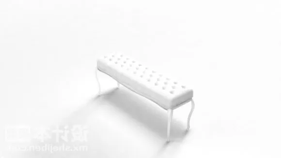 European Daybed 3d model European Daybed 3d model