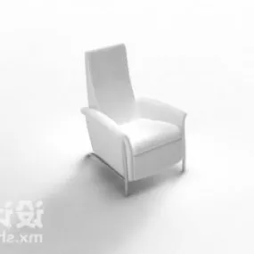 Single Sofa Fabric Material 3d model