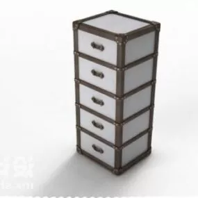 Decorative Cabinet 5 Drawers 3d model
