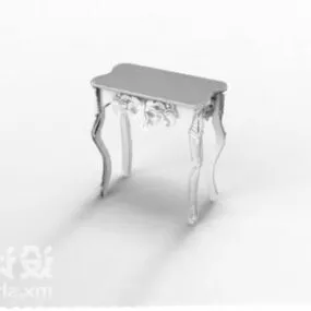 Stool Carved Leg 3d model