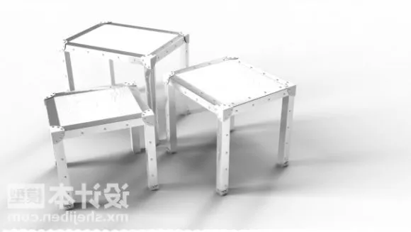 Art Bar Stool 3d model