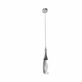 Single Bulb Chandelier 3d model