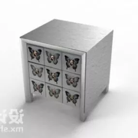 Bedside Table Decoration 3d model