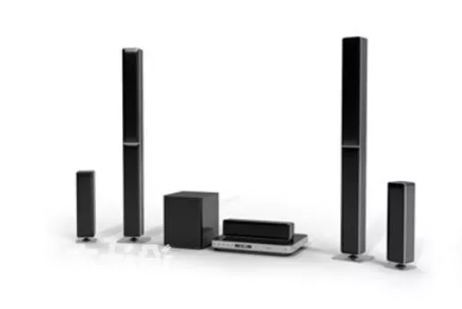 Flat Design Tower Speaker 3d model Flat Design Tower Speaker 3d model