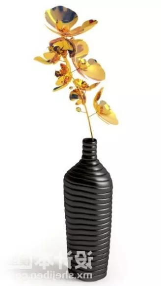 Pottery Decorative Tableware 3d model