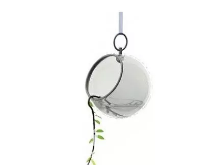 Minimalist Potted Plant 3d model