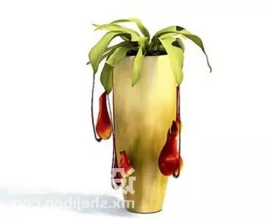 Art Tree In Cup 3d model