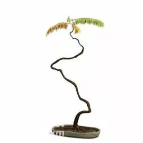 Japanese Bonsai Potted Plant Decorating 3d model
