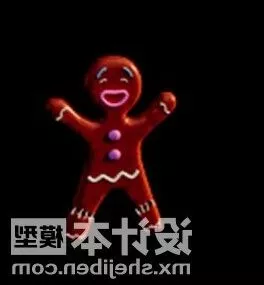 Gingerman Toy 3d model