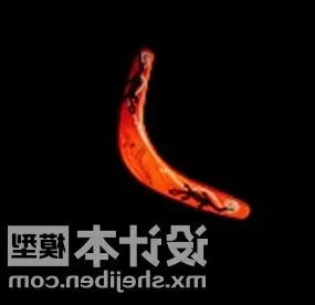 Boomerang Toy 3d model