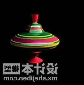 Colorful Dish Children Toy 3d model