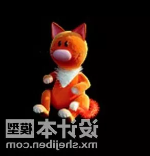 Fox Stuffed Toy 3d model Fox Stuffed Toy 3d model