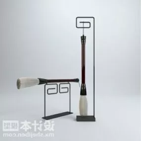 Japanese Abstract Sculpture Decorating 3d model