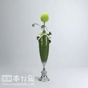 Plant Glass Tableware Decorating 3d model