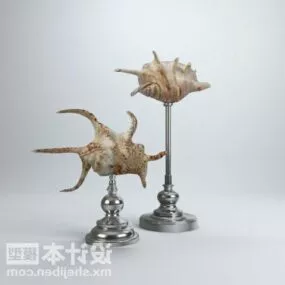 Conch Tableware Decorating 3d model