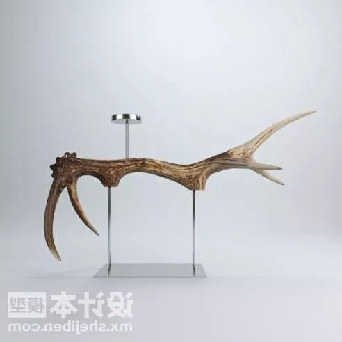 Moose Horn Tableware Decorating 3d model Moose Horn Tableware Decorating 3d model