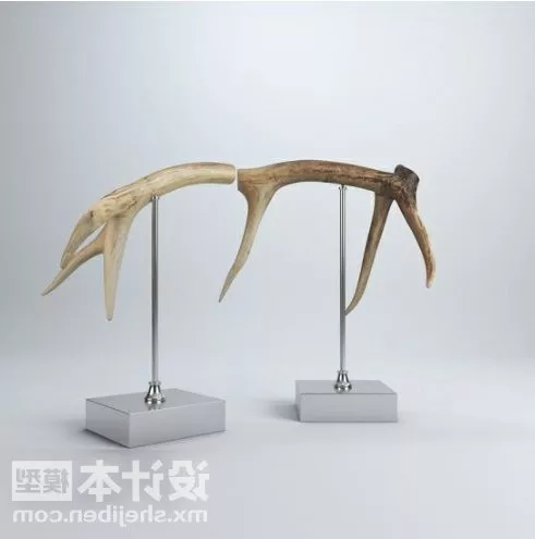 Big Horn Ram Medal 3d model