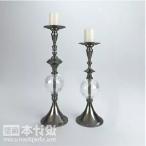 Tableware Classic Candlestick Lamp 3d model