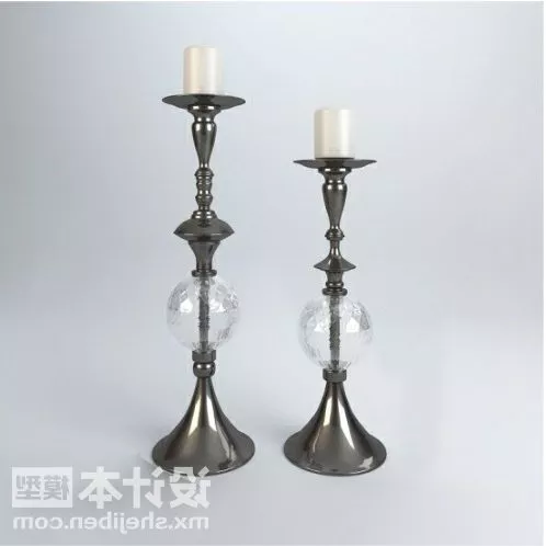 Tableware Classic Candlestick Lamp 3d model Tableware Classic Candlestick Lamp 3d model