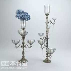 Tableware Brass Stand Sculpture 3d model