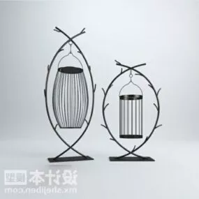 Tableware Wire Rattan Decorating 3d model
