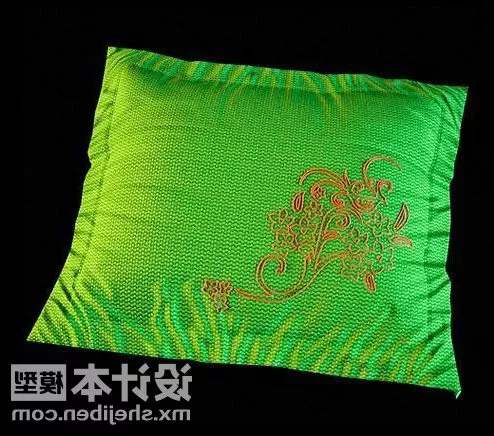 Two Purple Pillows 3d model