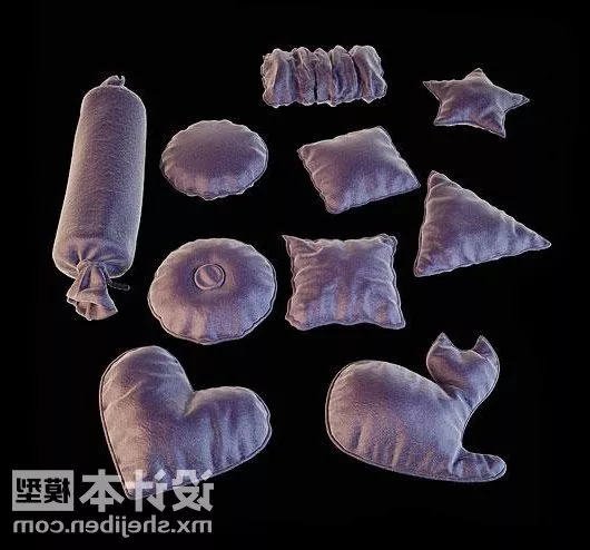 Pillow Pack Collection 3d model Pillow Pack Collection 3d model