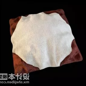 Realistic White Pillow 3d model