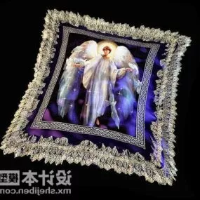 Square Pillow Religion Shaped 3d model