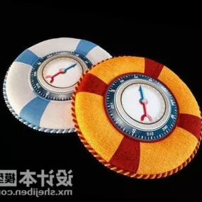 Round Shaped Pillow 3d model