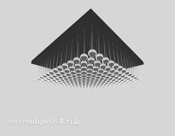Luxury Classic Crystal Chandelier 3d model